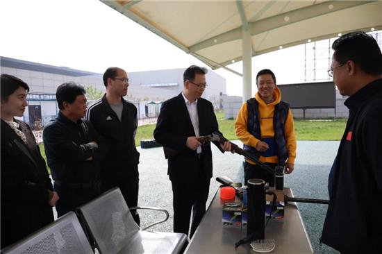 校体合作丨安博·体育,(中国)网站首页姜波理事长一行赴陕西省射运管理中心参观调研